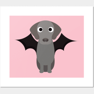 Weimaraner Halloween Fancy Dress Costume Posters and Art